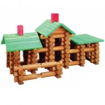 Casute modulare din lemn reconstruibile Maxim 162 piese Log Homes